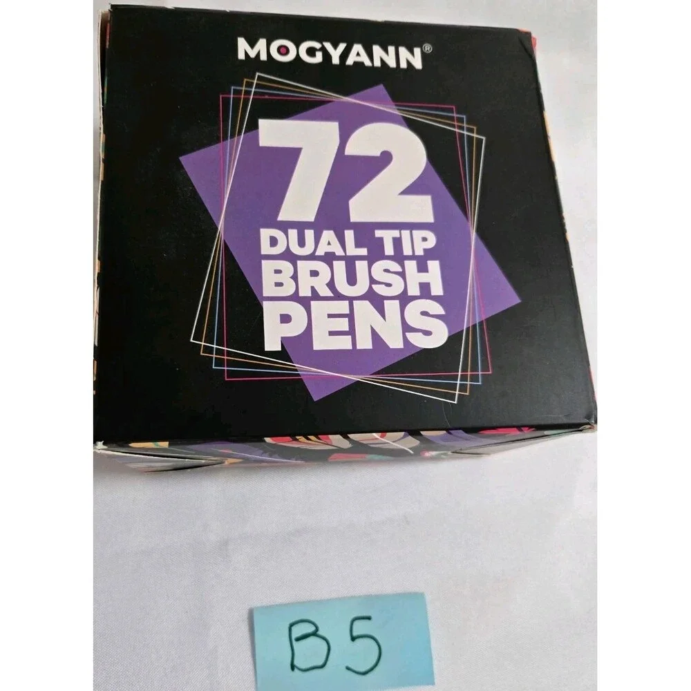 MOGYANN MARKERS  ADULT COLORING - 72 COLOR DUAL TIP BRUSH PENS COLORING MARKER